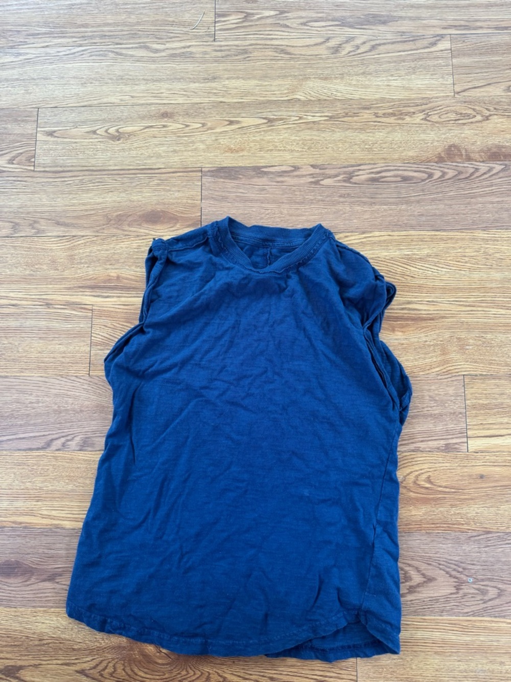 Classic Pilcro Navy Sleeveless Tee